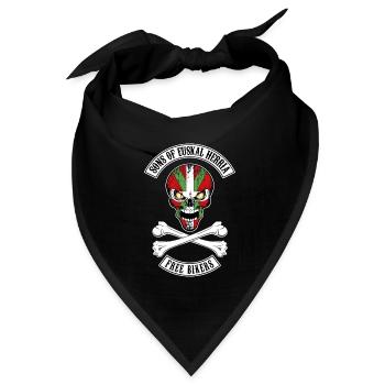 Basken Bikers - Bandana - Schwarz - Vorne