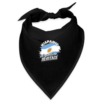 Hispano-Argentinisches Erbe - Feiern Sie Ihre - Bandana - Schwarz - Vorne
