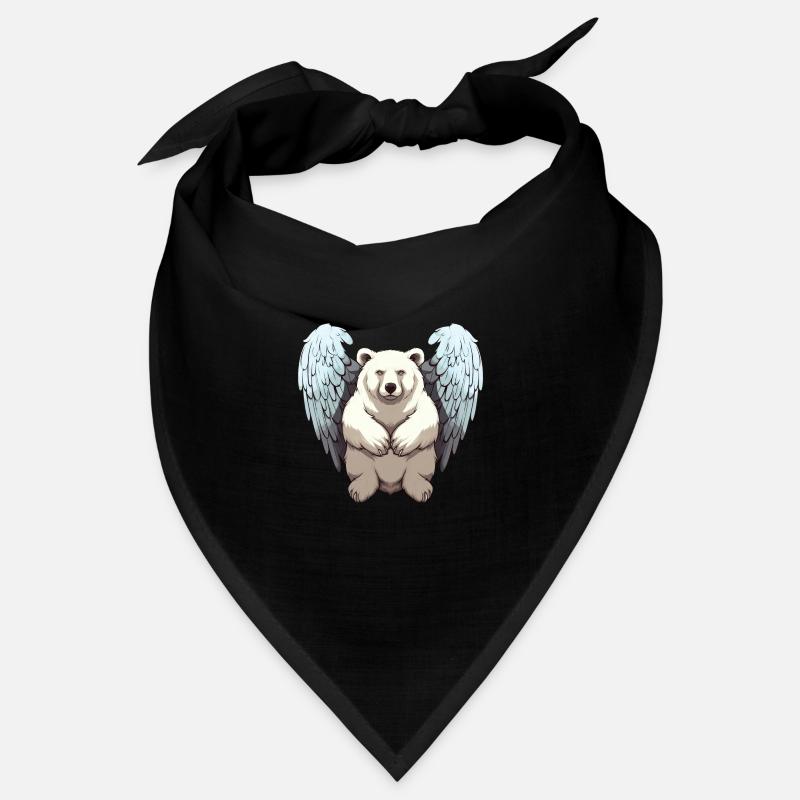 Polar Bear Angel - Charming Animal Design Bandana