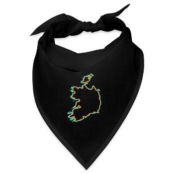 Irland - Bandana - Schwarz - Vorne