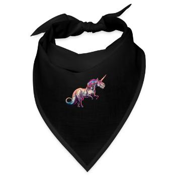 Das Magische Einhorn - Bandana - Schwarz - Vorne