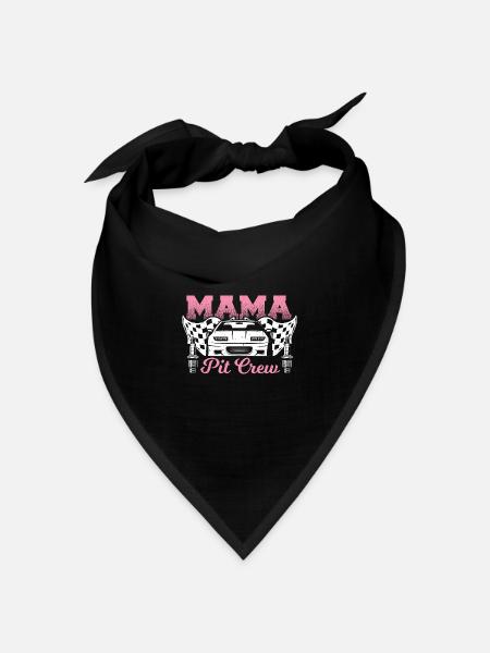 Mama Pit Crew - Mutter - Bandana - Schwarz