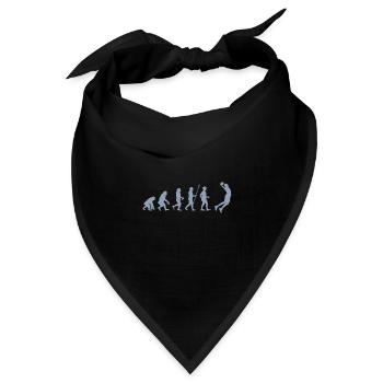 basketball Evolution - Basketballer beim Dunking - Bandana - Schwarz - Vorne