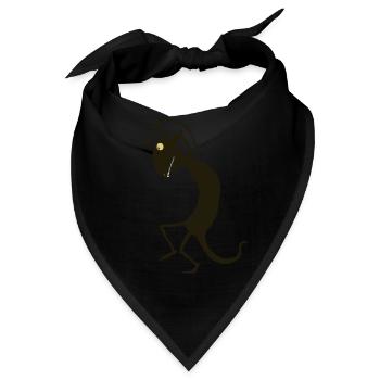 schleichendes Monster - Bandana - Schwarz - Vorne