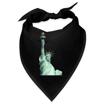 Freiheitsstatue Illustration - Bandana - Schwarz - Vorne