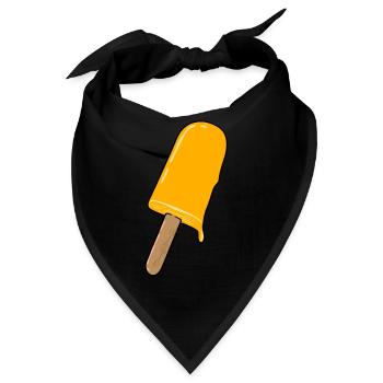 Eis - Bandana - Schwarz - Vorne