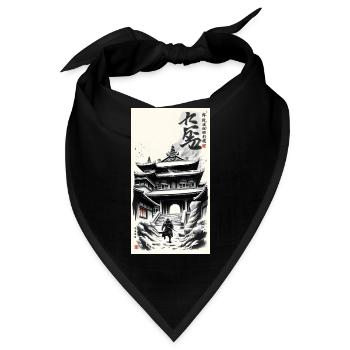 Temple - Bandana - Schwarz - Vorne