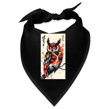 Owl - Bandana - Schwarz - Vorne