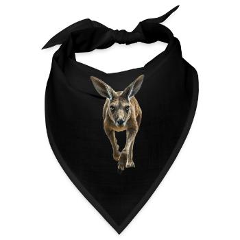 Känguru - Bandana - Schwarz - Vorne