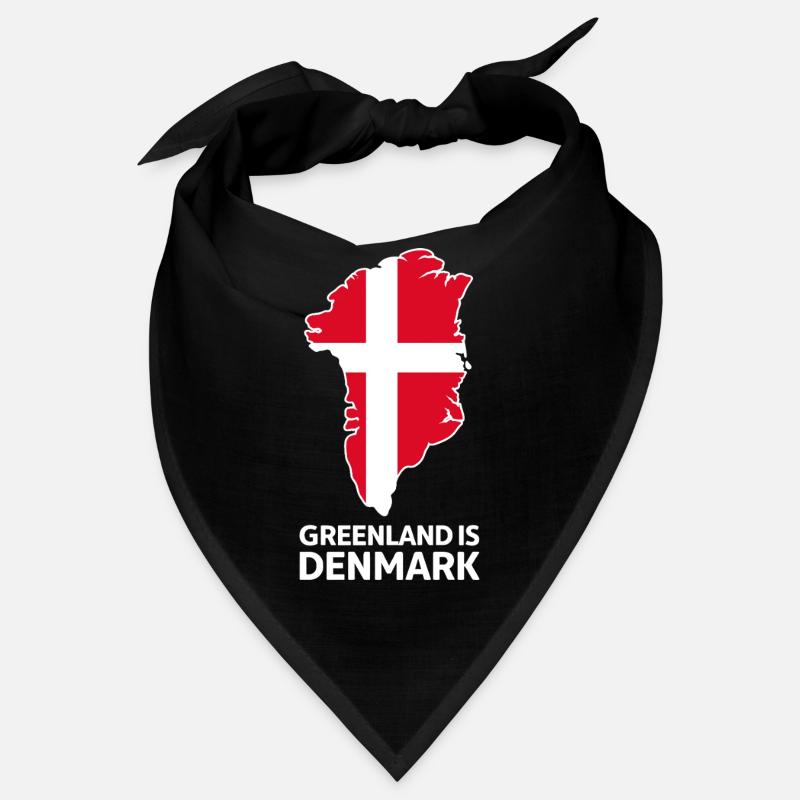 Grönlands-Danmarks flaggkarta Snusnäsduk