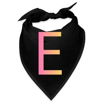 E - Bandana - Schwarz - Vorne