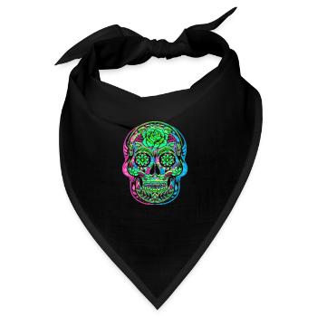 CALAVERA TAG DER TOTEN - Bandana - Schwarz - Vorne