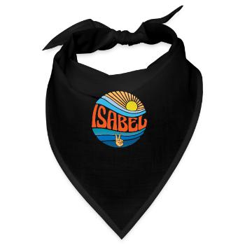 Isabel Hemd Vintage Sunset Isabel Groovy Tie Dye - Bandana - Schwarz - Vorne