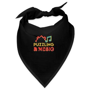 Hobby-Puzzler-Puzzler-Puzzlespiel - Bandana - Schwarz - Vorne