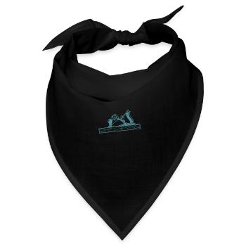 Schreiner Hobel Design - Bandana - Schwarz - Vorne