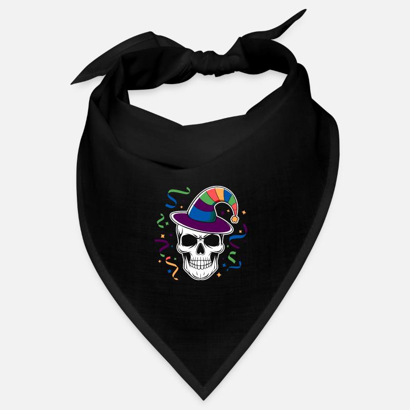 Drôle de carnaval Carnaval Crâne Helau Bandana