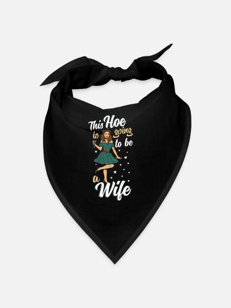 Wedding bride - Bandana - black
