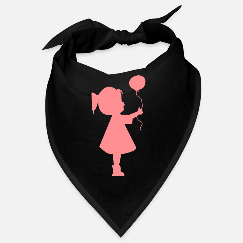 Mädchen mit Luftballon Bandana