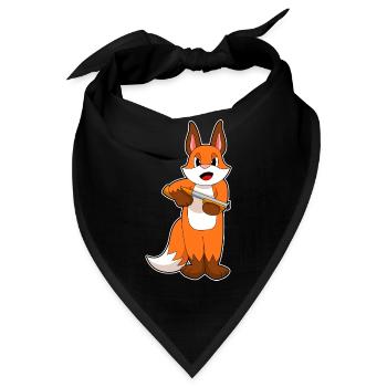 Fuchs Schrotflinte - Bandana - Schwarz - Vorne