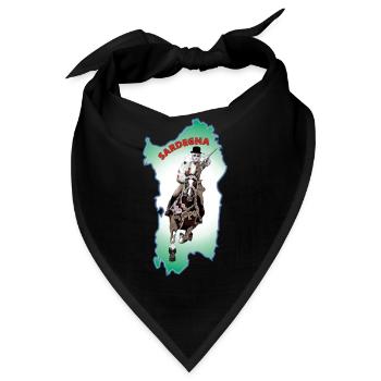 Sartiglia Sardinien - Bandana - Schwarz - Vorne