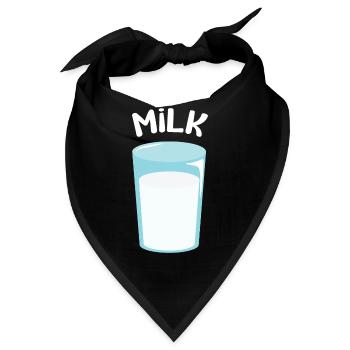 Glas Milch - Bandana - Schwarz - Vorne