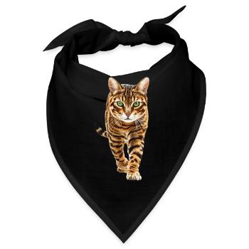 Bengalen - Bandana - Schwarz - Vorne