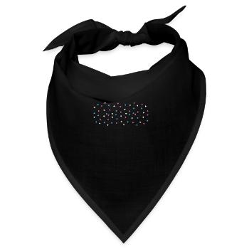 Trans Dreiecke - Bandana - Schwarz - Vorne