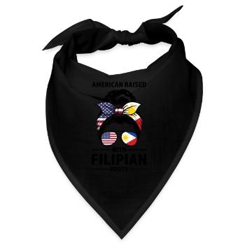 Philippinisch Filipino Philippinisches Geschenk - Bandana - Schwarz - Vorne