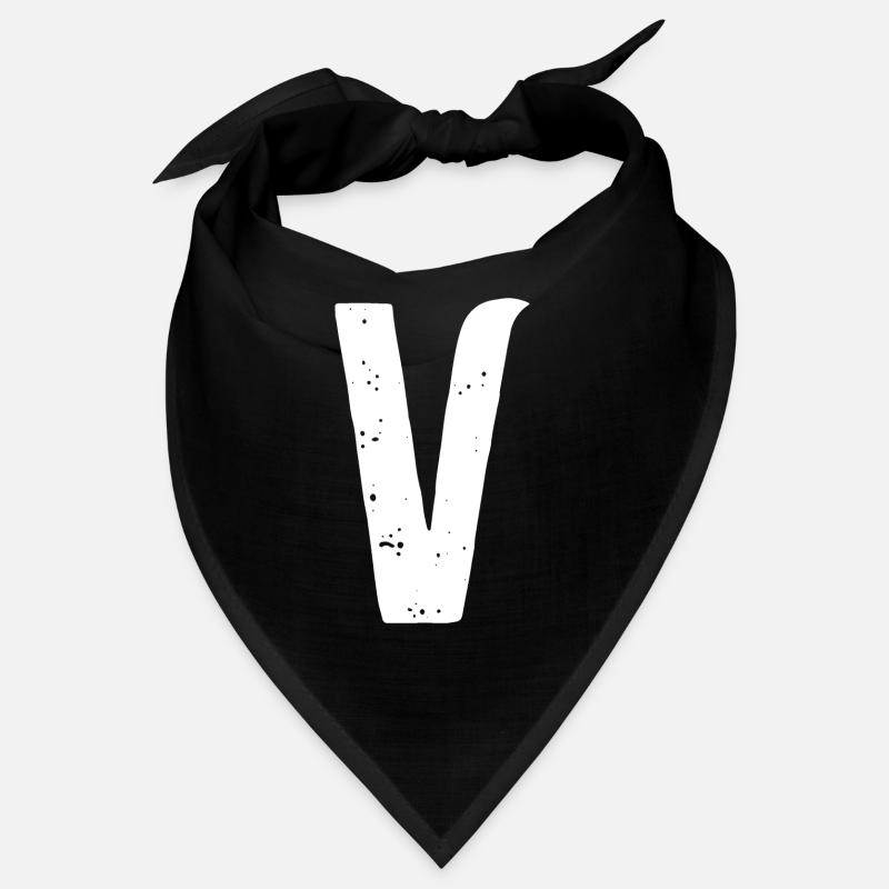 V Letter Bandana