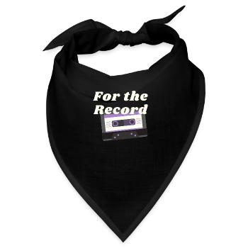 Ace for the record - Bandana - Schwarz - Vorne