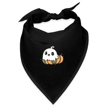 Wurm Halloween Lustig Geist - Bandana - Schwarz - Vorne