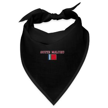 Republik Maluku Selatan - Bandana - Schwarz - Vorne