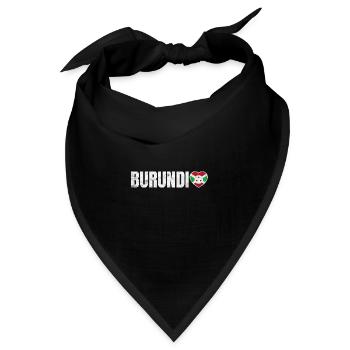 Burundi - Bandana - Schwarz - Vorne
