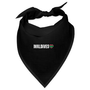 Malediven - Bandana - Schwarz - Vorne