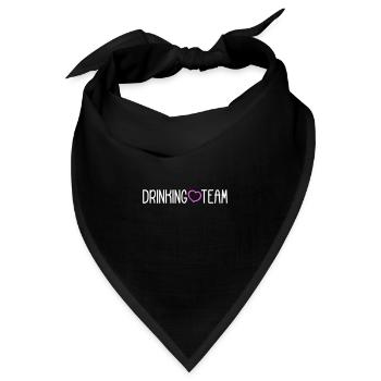 Drinking Team - Bandana - Schwarz - Vorne