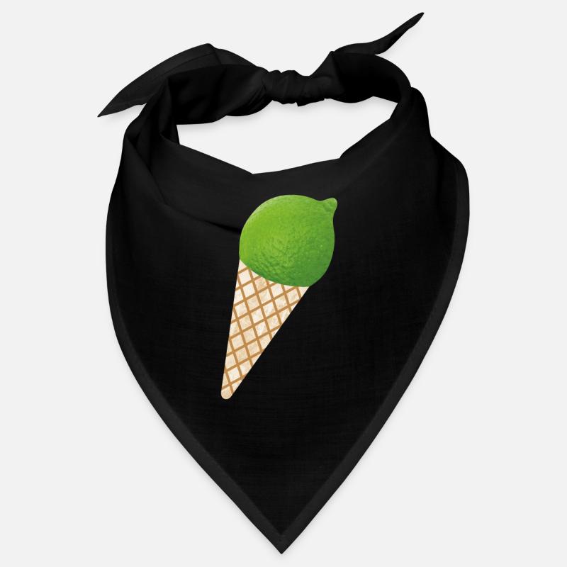 Glace au citron vert Glace d’été Citron Fruit Vacances Bandana