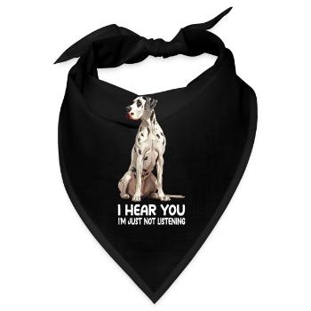 Great Dane - Bandana - Schwarz - Vorne
