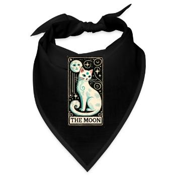 Das Mond-Tarot - Bandana - Schwarz - Vorne