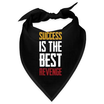 success is the best revenge - Bandana - Schwarz - Vorne