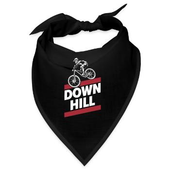 Downhill - Bandana - Schwarz - Vorne
