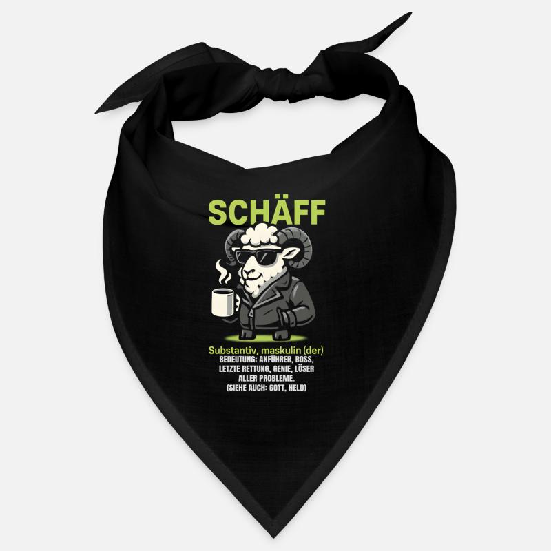 Schaf Spruch Schäff Lustig Geschenkidee Schafe Bandana