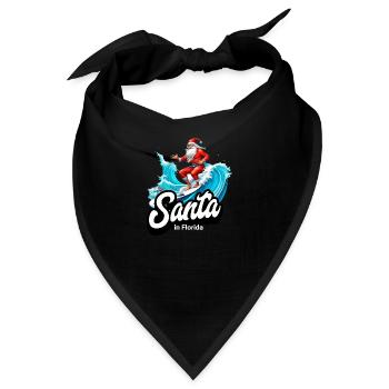 Santa Claus Florida - Bandana - Schwarz - Vorne