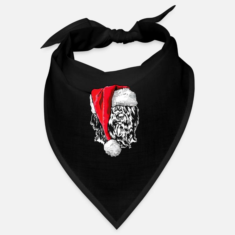 Santa Briard Chiens de Noël Chiens Wilsigns Bandana