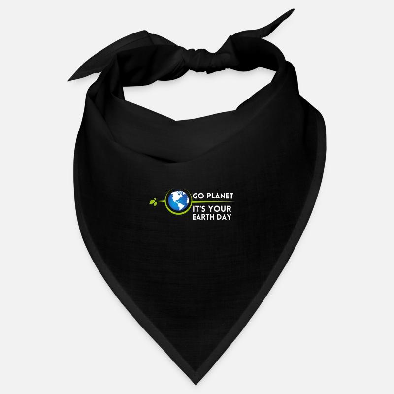 Go Planet It's Your Earth Day Rainbow Bandana