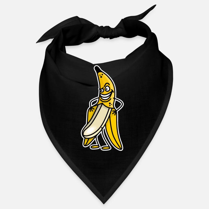 Banane drôle clignotant strip-teaseuse strip-teaseuse dessin animé Bandana