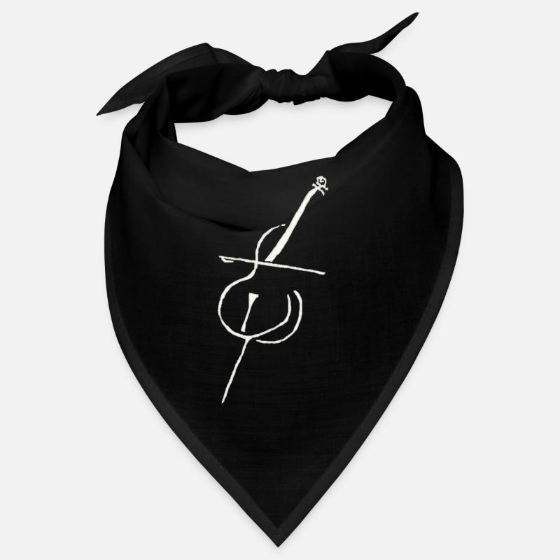 Violoncelle blanc pur Bandana