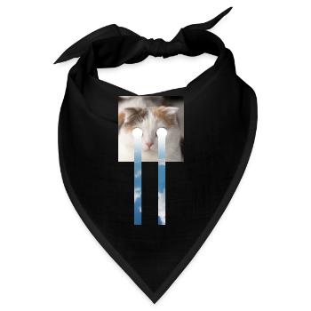 DIE KATZE UND DER HIMMEL - Bandana - Schwarz - Vorne