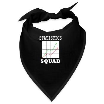 Statistik-Analyst Datenmanager Statistiker - Bandana - Schwarz - Vorne