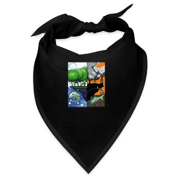Umwelt Nachhaltig - Bandana - Schwarz - Vorne