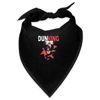 Basketball Dunking Gorilla Affe Korbleger - Bandana - Schwarz - Vorne